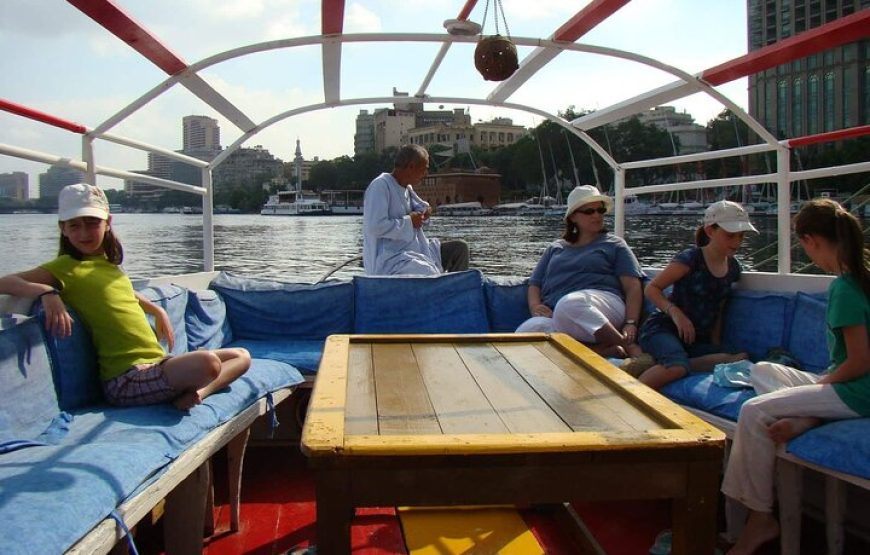 Transport to Egyptian museum and Cairo Tower and sailboat flucca 8 hours