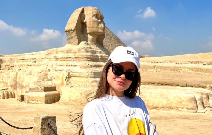 Transport to Giza pyramids and Egyptian museum and Khan Bazaar 8 hours