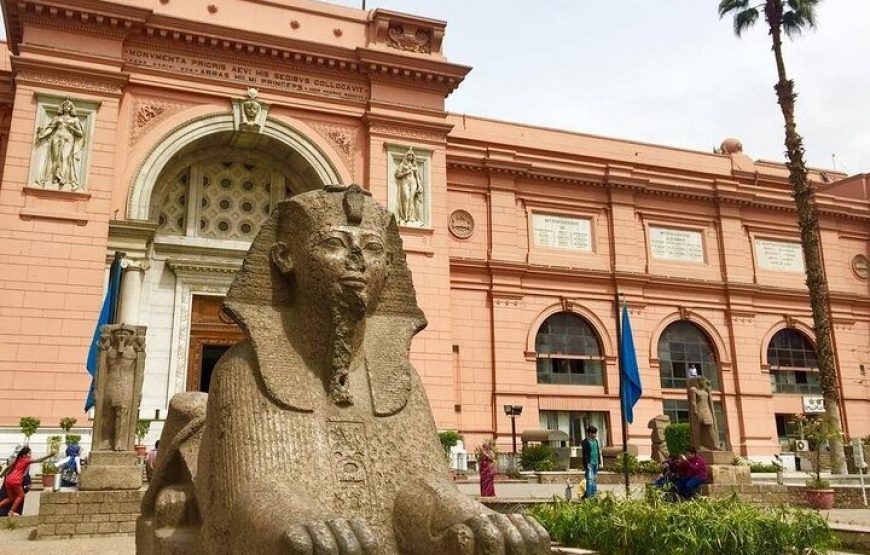 Transport to Egyptian museum and Cairo Tower and sailboat flucca 8 hours