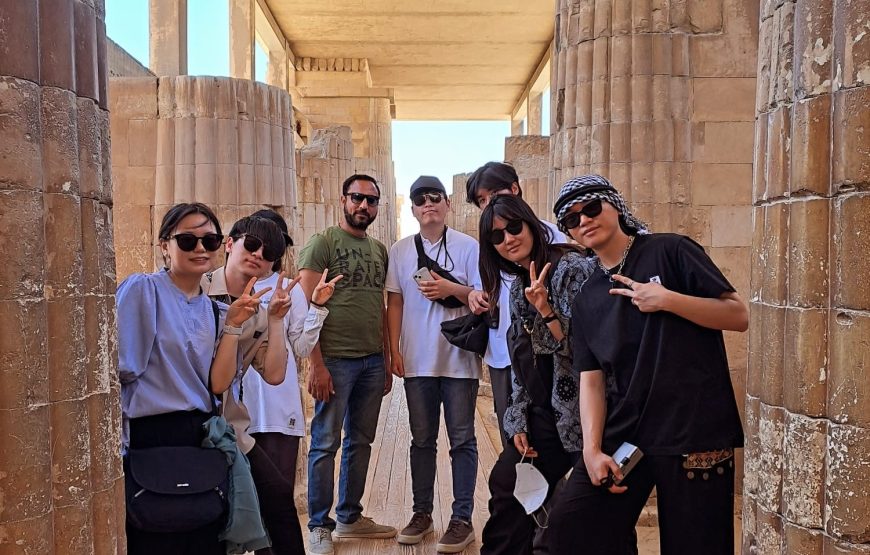 GIZA PYRAMIDS MEMPHIS SAKKARA DAHSHOUR PYRAMIDS DAY TOUR (Car + Guide)