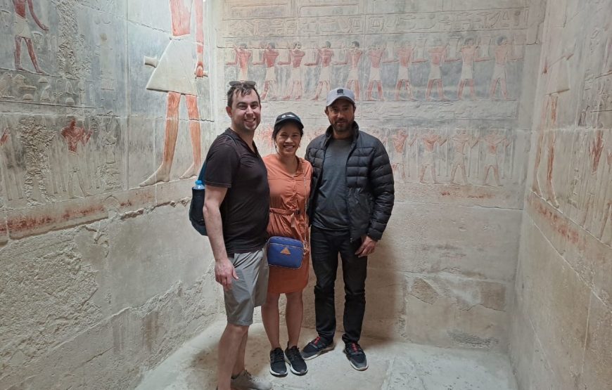 Half day Sakkara and Memphis (Car + Guide + Ticket + Lunch)