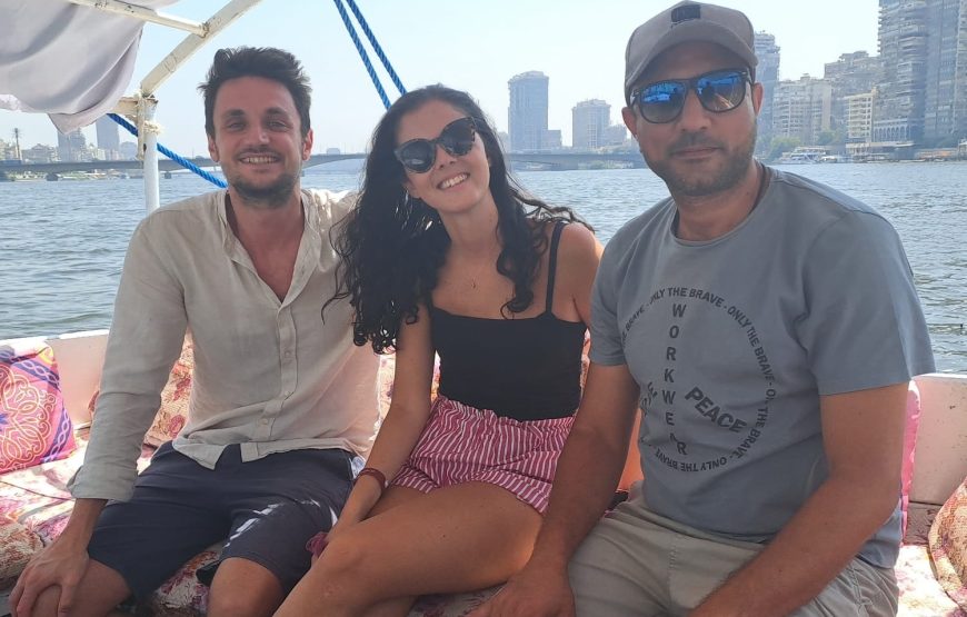 Egyptian museum and Cairo Tower and sailboat flucca day tour