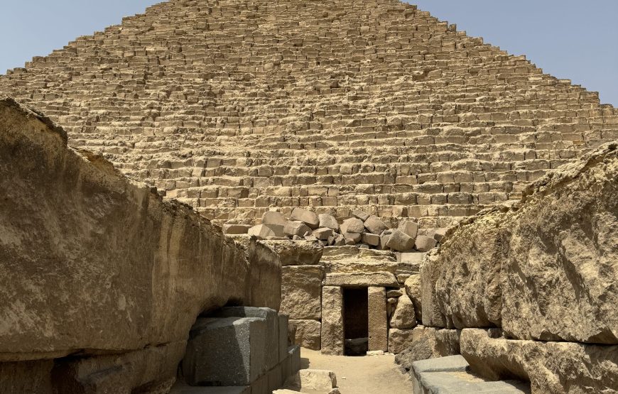 Giza Pyramids Sakkara Memphis Giza full day tour (Car + Guide)