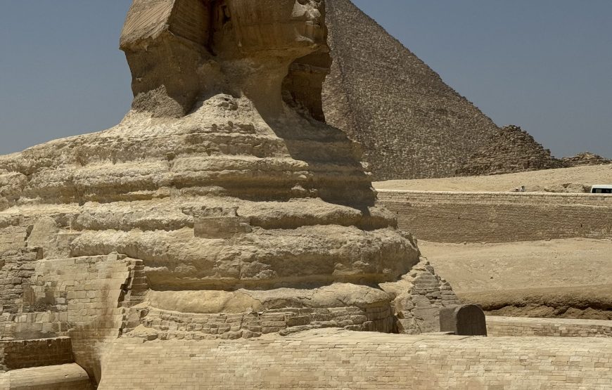 Giza Pyramids Sakkara Memphis Giza full day tour (Car + Guide)