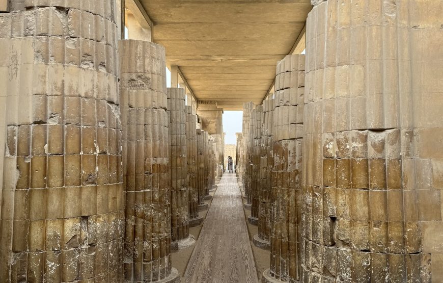 Giza Pyramids Sakkara Memphis Giza full day tour (Car + Guide)