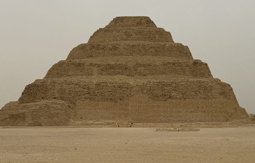 Giza Pyramids Sakkara Memphis Giza full day tour (Car + Guide)