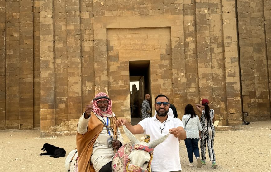GIZA PYRAMIDS MEMPHIS SAKKARA DAHSHOUR PYRAMIDS DAY TOUR (Car + Guide)