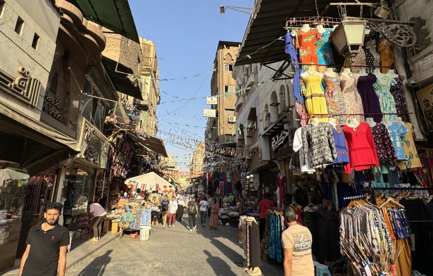 Khan El Khalil Bazaar and EL Moez Street Half Day (Car + Guide)