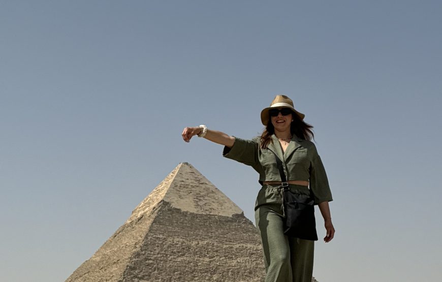 Giza Pyramids Sakkara Memphis Giza full day tour (Car + Guide)