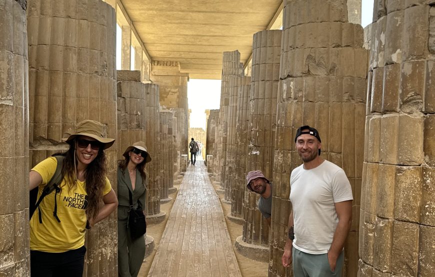 GIZA PYRAMIDS MEMPHIS SAKKARA DAHSHOUR PYRAMIDS DAY TOUR (Car + Guide)