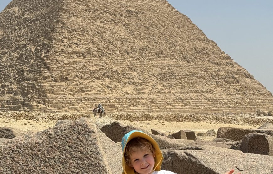 Giza Pyramids Sakkara Memphis Giza full day tour (Car + Guide)