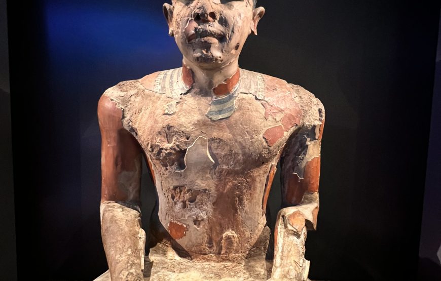 The Grand Egyptian Museum and Giza Pyramids (Car + Guide)