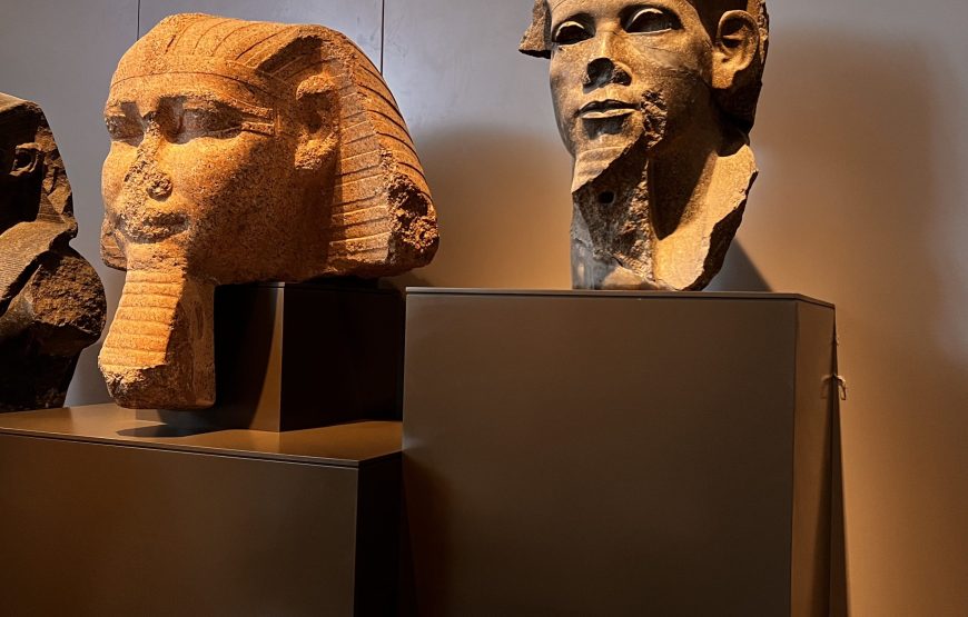 The Grand Egyptian Museum and Giza Pyramids (Car + Guide)