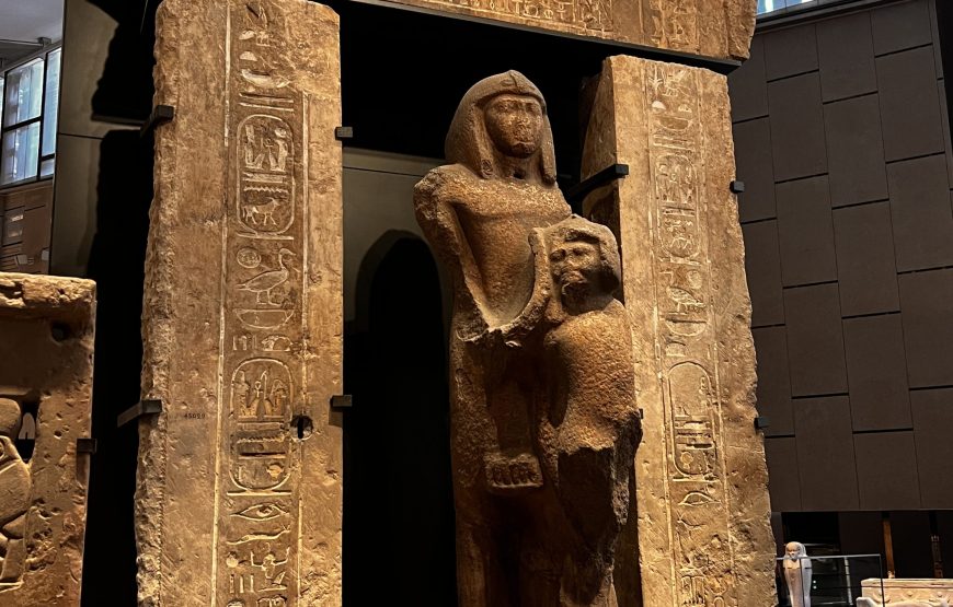 The Grand Egyptian Museum and Giza Pyramids (Car + Guide)