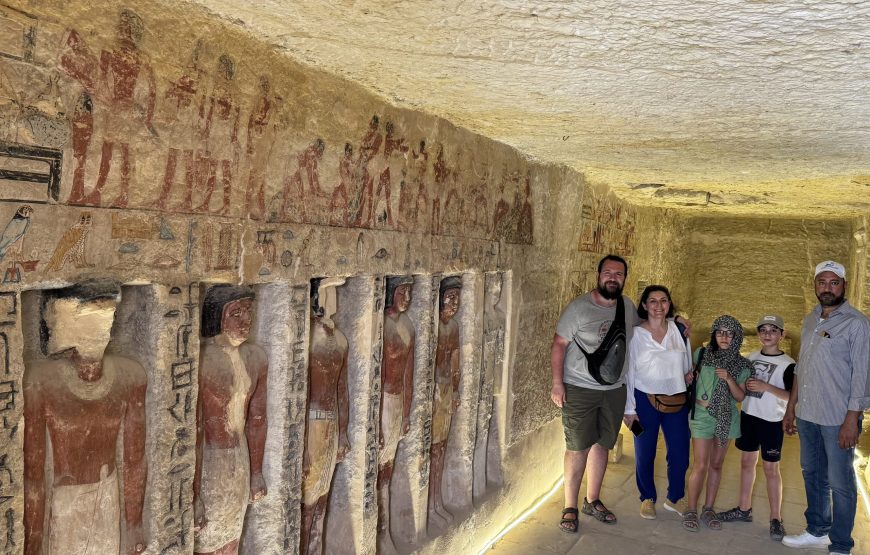 Sakkara Memphis Dahshour Day tour (Car + Guide)