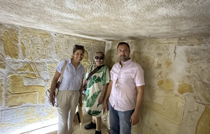 Sakkara Memphis Dahshour Day tour (Car + Guide)