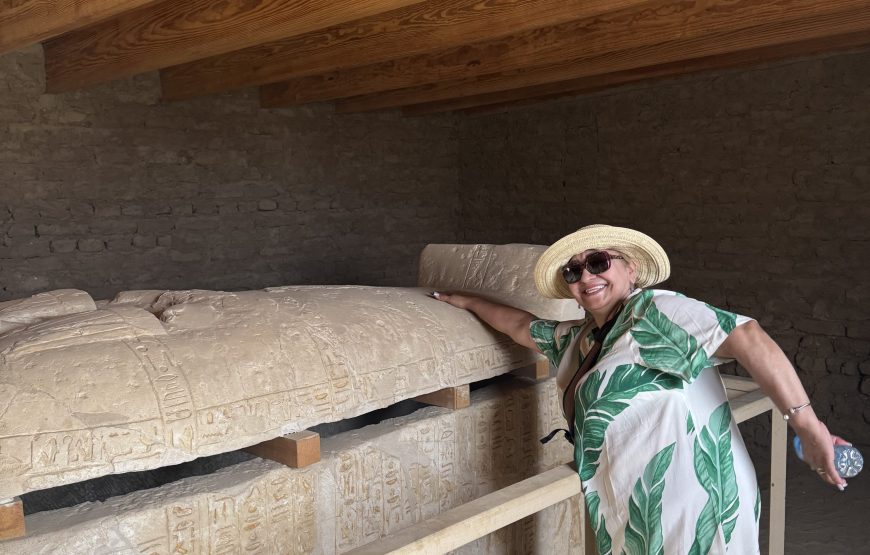 Sakkara Memphis Dahshour Day tour (Car + Guide)