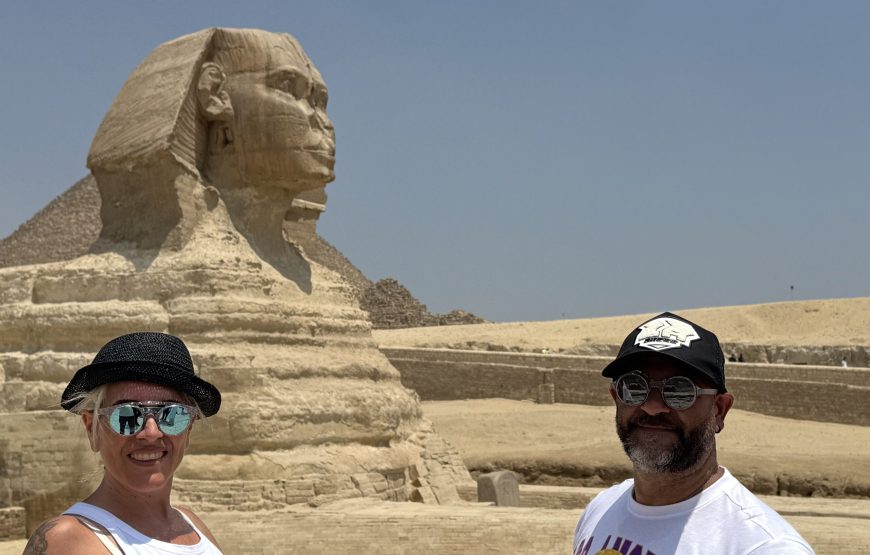 Giza Pyramids Sakkara Memphis Giza full day tour (Car + Guide)