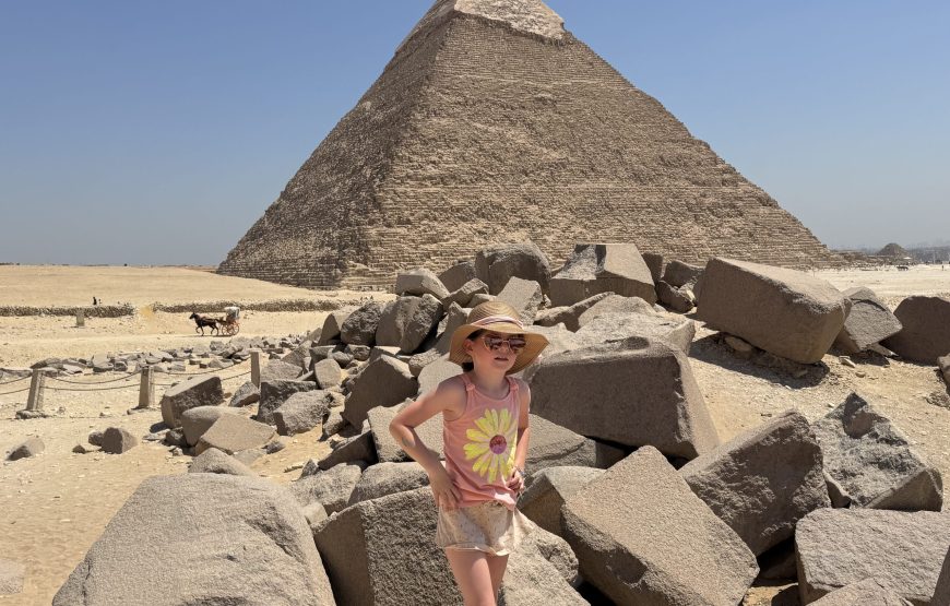 Giza Pyramids Sakkara Memphis Giza full day tour (Car + Guide)