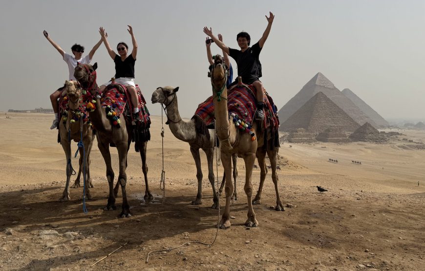Giza Pyramids Sakkara Memphis Giza full day tour (Car + Guide)