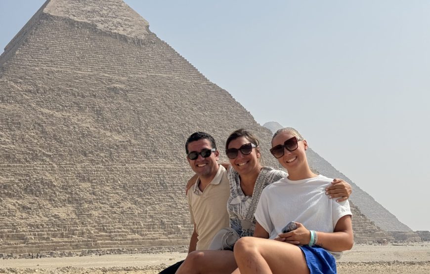 Giza Pyramids Sakkara Memphis Giza full day tour (Car + Guide)
