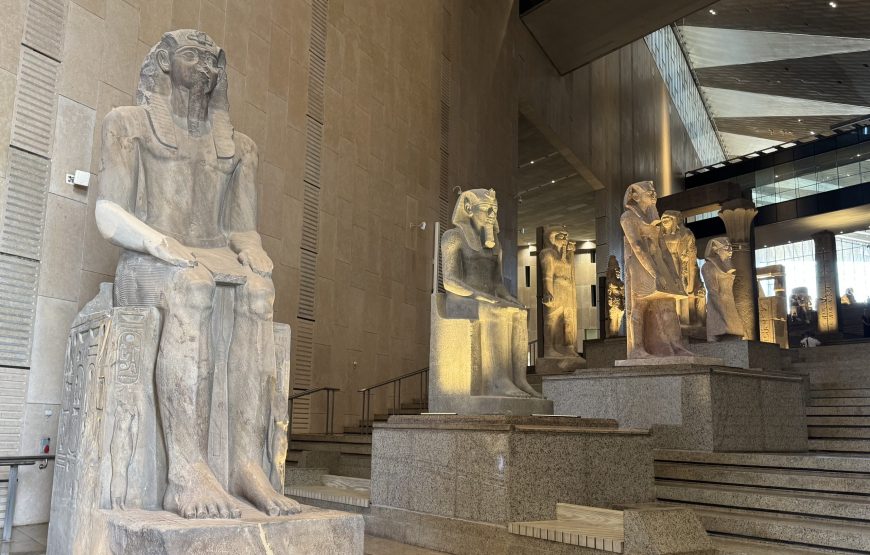 Grand Egyptian Museum Half-Day Experience (Car + Guide)