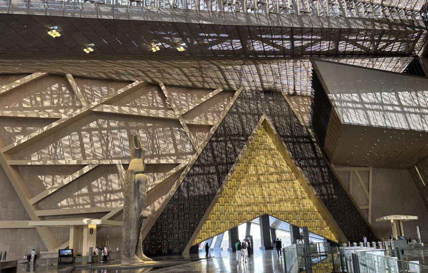 Grand Egyptian Museum Half-Day Experience (Car + Guide)