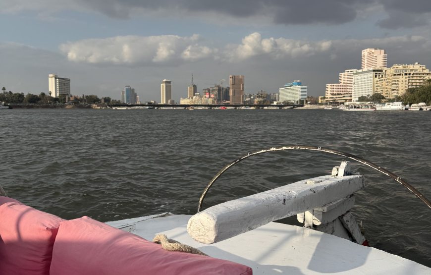 Egyptian museum and Cairo Tower and sailboat flucca day tour