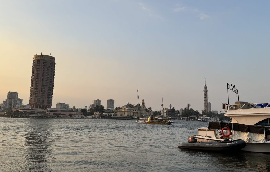 Egyptian museum and Cairo Tower and sailboat flucca day tour