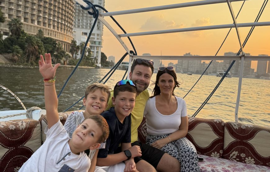 Egyptian museum and Cairo Tower and sailboat flucca day tour