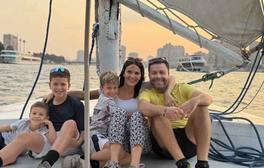 Egyptian museum and Cairo Tower and sailboat flucca day tour