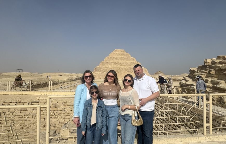 GIZA PYRAMIDS MEMPHIS SAKKARA DAHSHOUR PYRAMIDS DAY TOUR (Car + Guide + lunch)