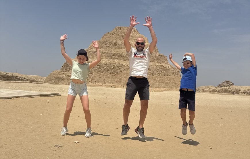 GIZA PYRAMIDS MEMPHIS SAKKARA DAHSHOUR PYRAMIDS DAY TOUR (Car + Guide + lunch)