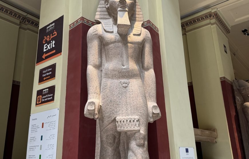 Egyptian museum Half day tour (Car + Guide + lunch)
